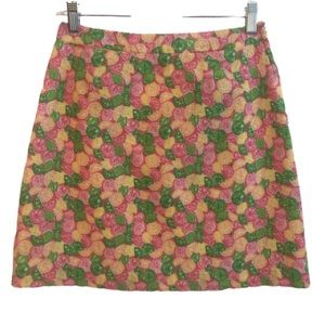 Lilly Pulitzer Juicy Lucy Citrus Skirt 4 EUC